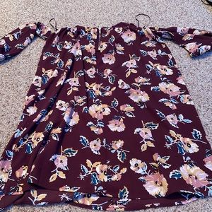 Red Floral Miami Dress